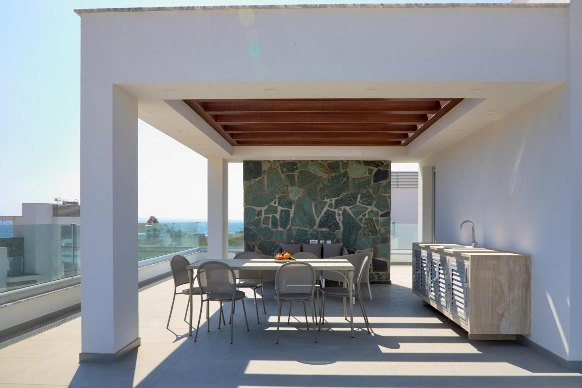 Beachfront Luxury Villa Idania 아이아 나파 외부 사진