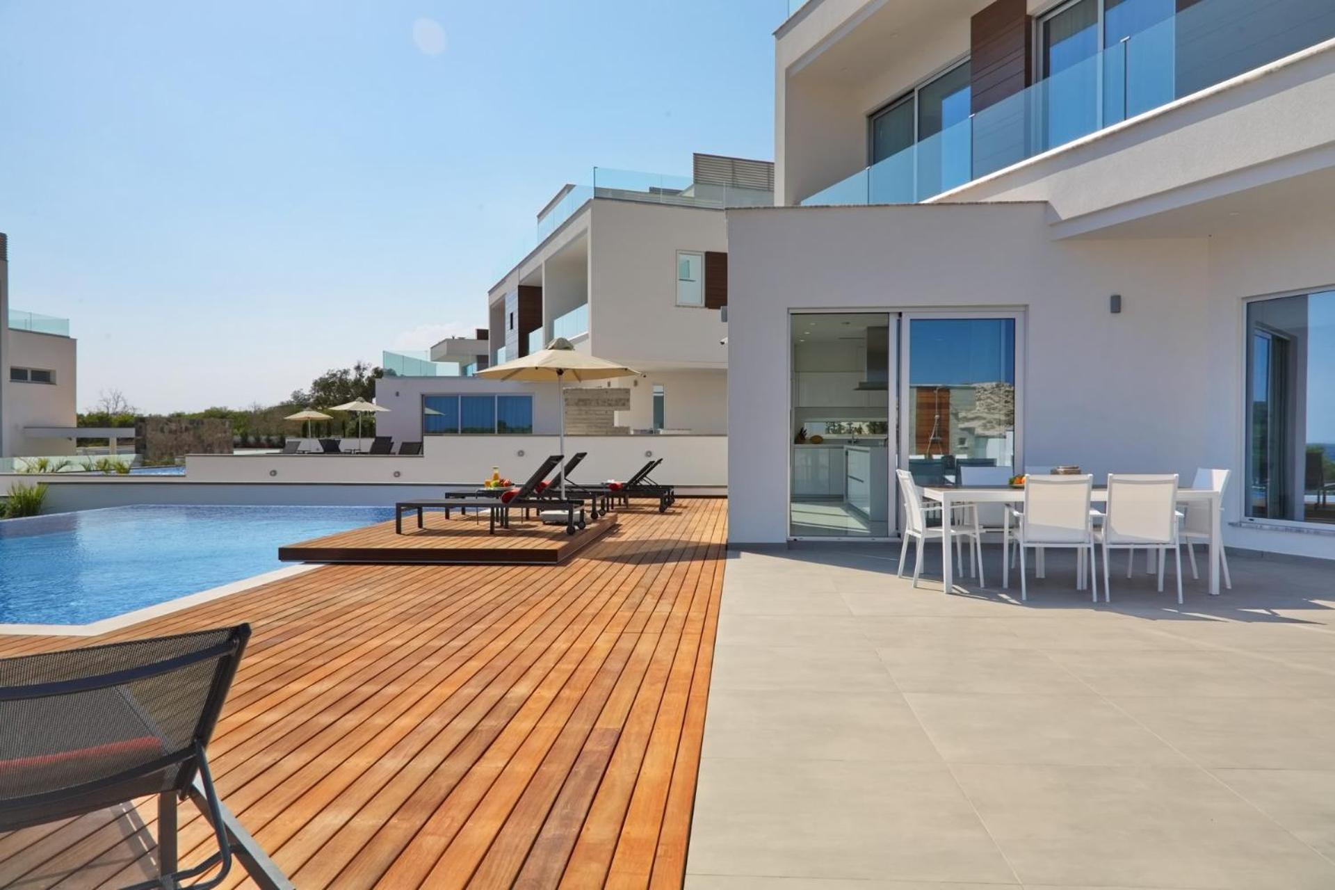 Beachfront Luxury Villa Idania 아이아 나파 외부 사진