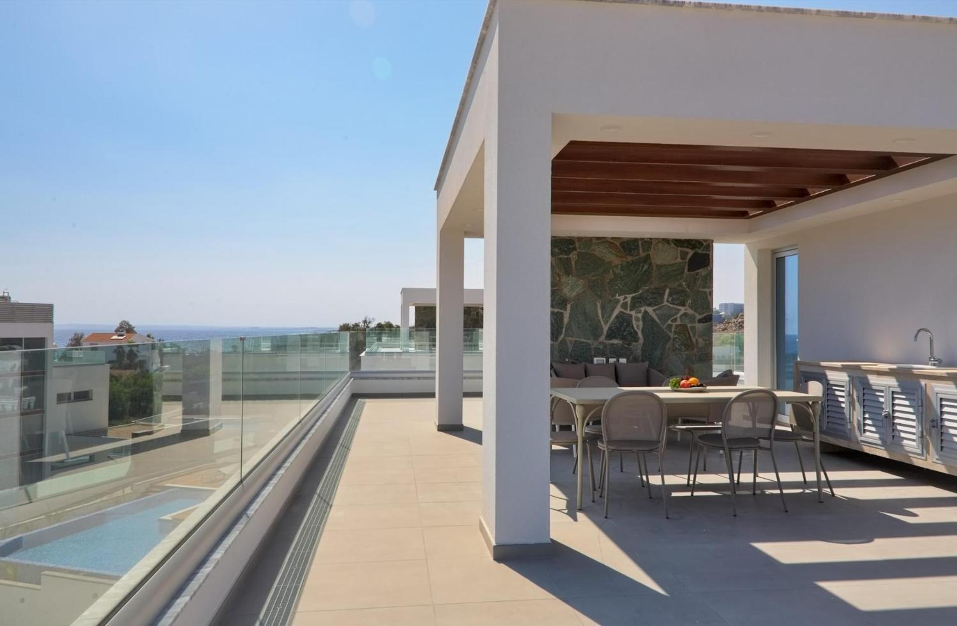 Beachfront Luxury Villa Idania 아이아 나파 외부 사진