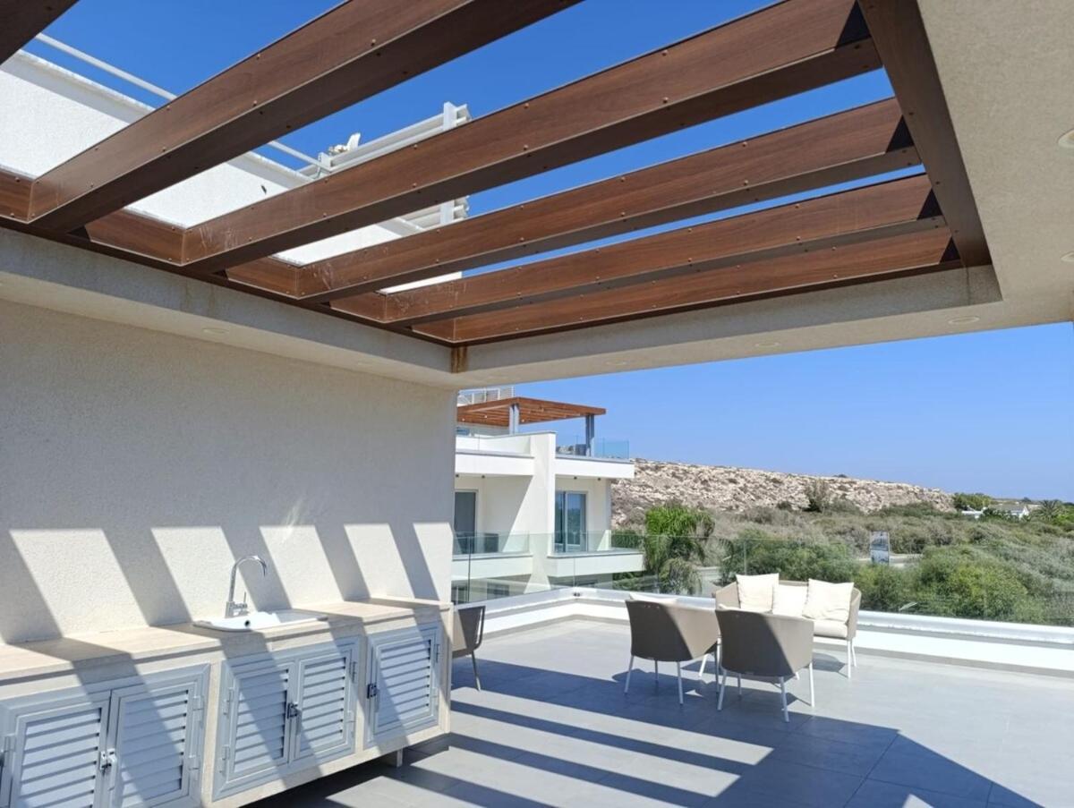 Beachfront Luxury Villa Idania 아이아 나파 외부 사진